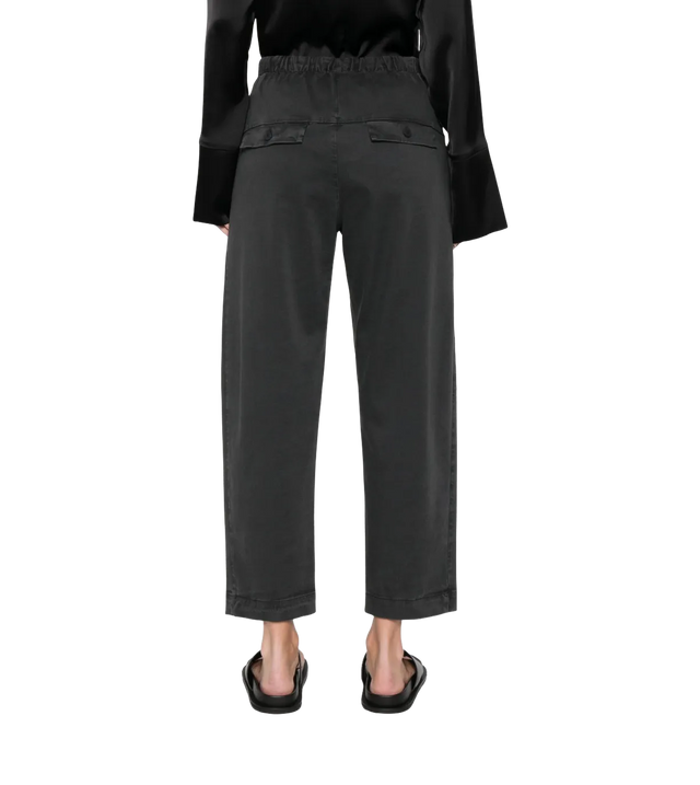 Cropped Hose mit elastischem Bund