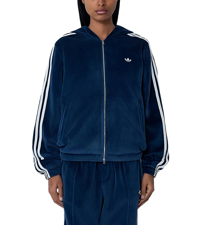 Velour Trainingsjacke