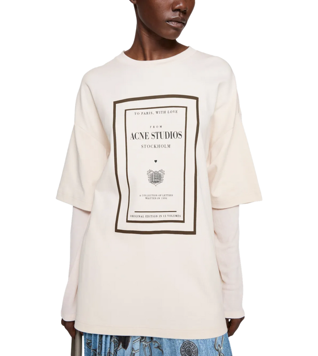 Mehrlagiges Grafik-T-Shirt
