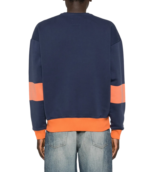 Gestreiftes Sweatshirt mit Logo