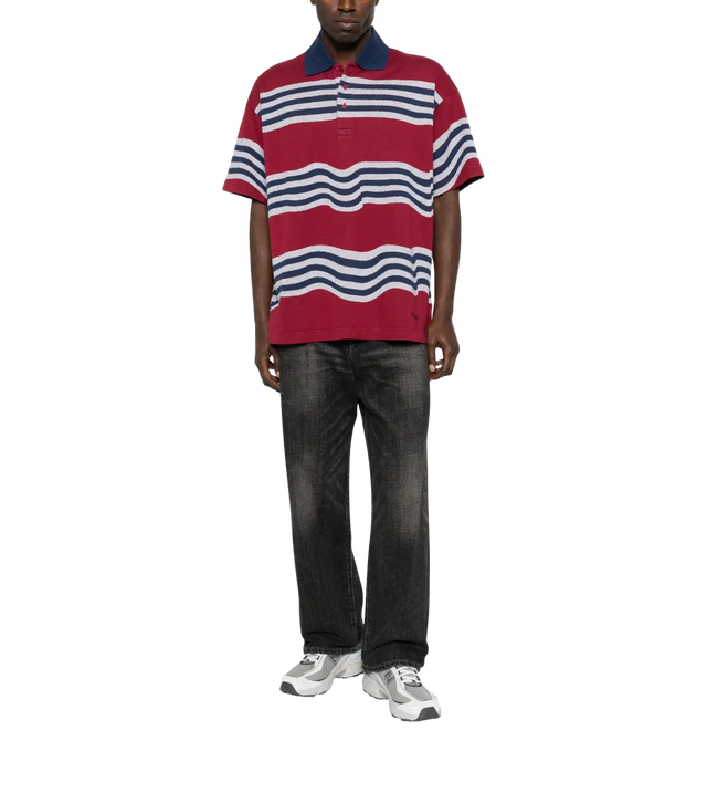 Gestreiftes Poloshirt