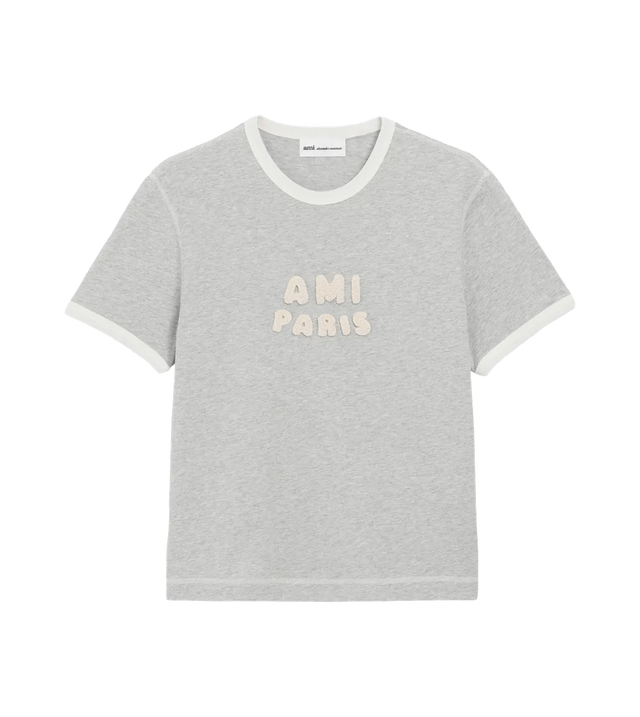 T-Shirt mit Logo-Stick