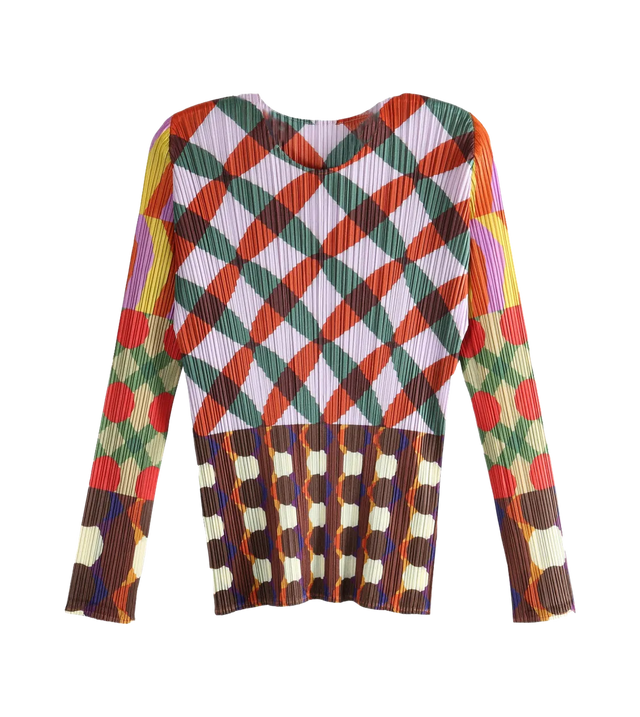 Plissiertes Langarmshirt Harmony