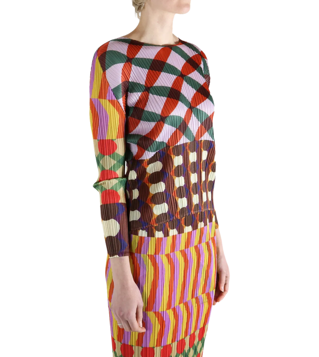 Plissiertes Langarmshirt Harmony