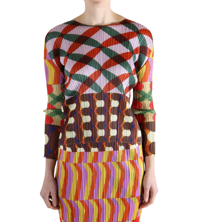 Plissiertes Langarmshirt Harmony