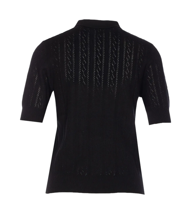 Cristine gestricktes Poloshirt