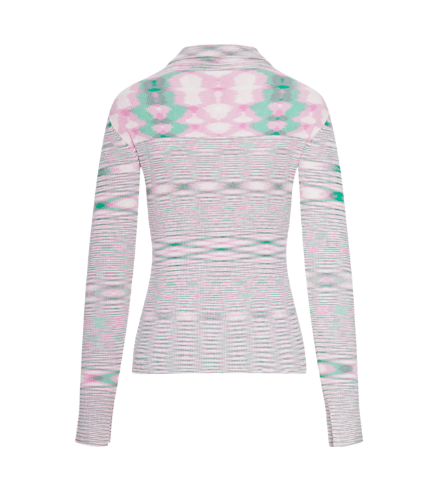 Spacedyed Strick-Poloshirt