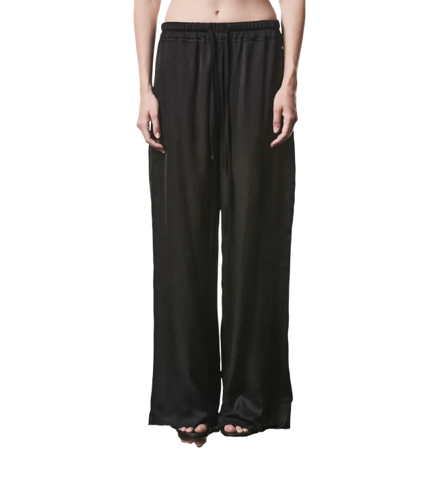 Weite Hose mit Satin-Look