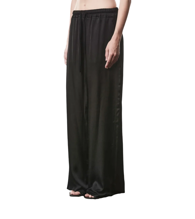 Weite Hose mit Satin-Look