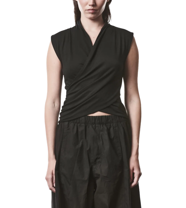 Crossover Sleeveless T-Shirt