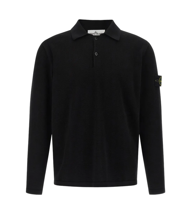 Langärmeliges Poloshirt