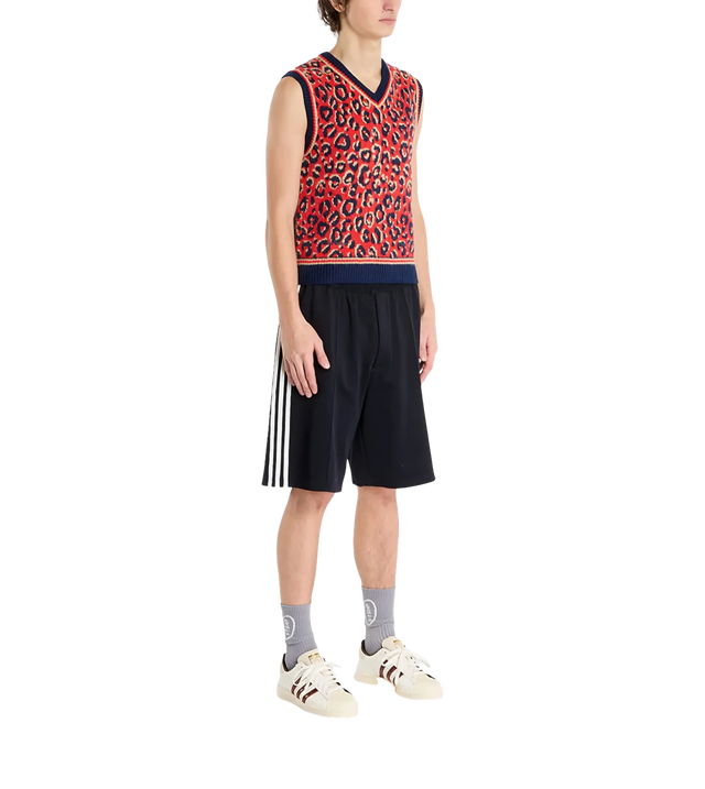 Twill-Shorts mit drei Streifen