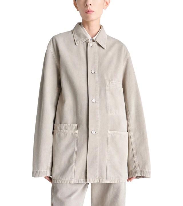 Hemdjacke mit aufgesetzter Tasche