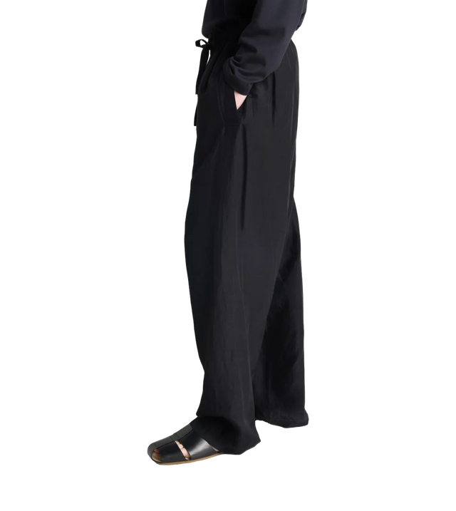 Lockere Hose aus Leinen & Viskose