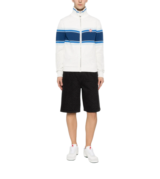 Trainingsjacke mit Streifen