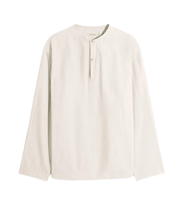 Langarmshirt mit Knopfleiste