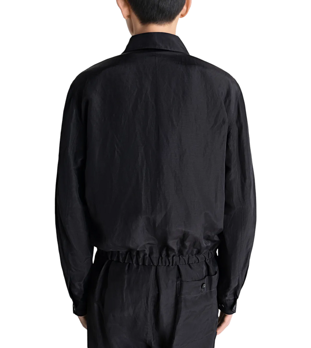 Bluse mit Hemdkragen und aufgesetzten Taschen