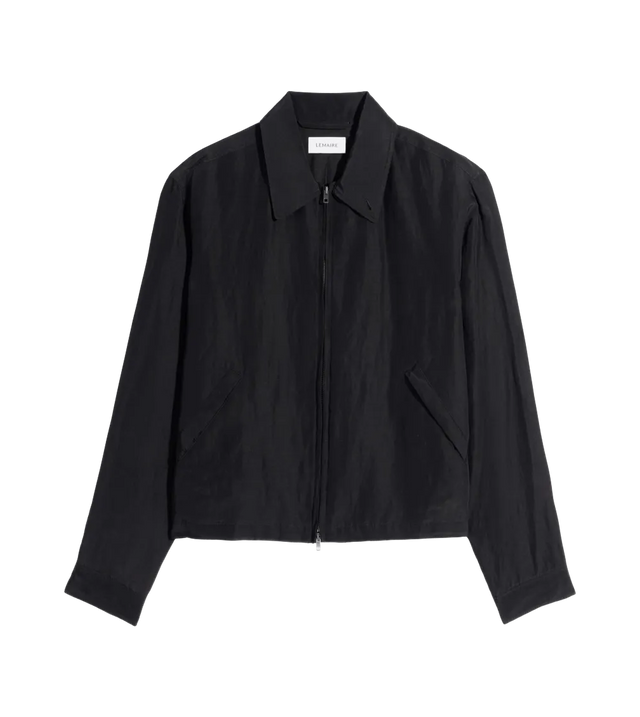 Bluse mit Hemdkragen und aufgesetzten Taschen