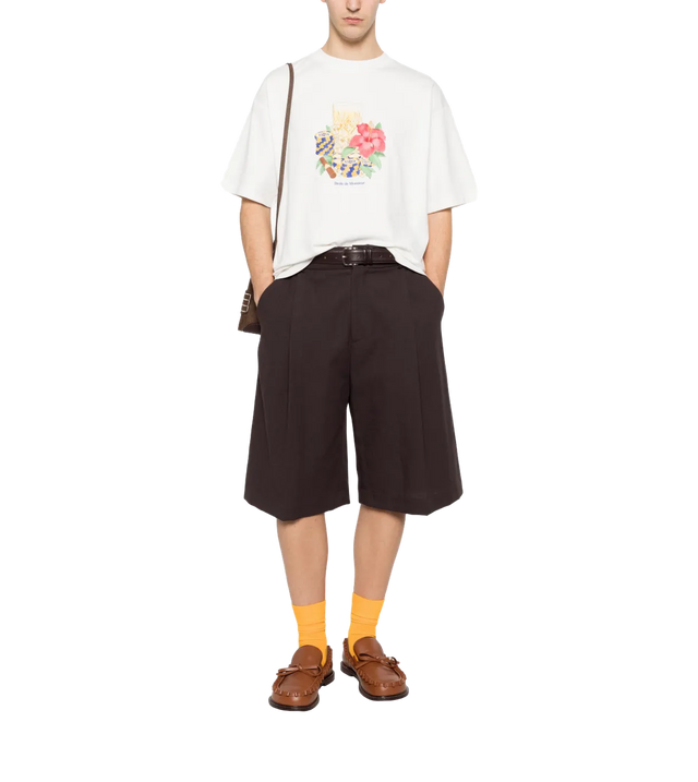 Hibiscus Club T-Shirt mit Grafikdruck