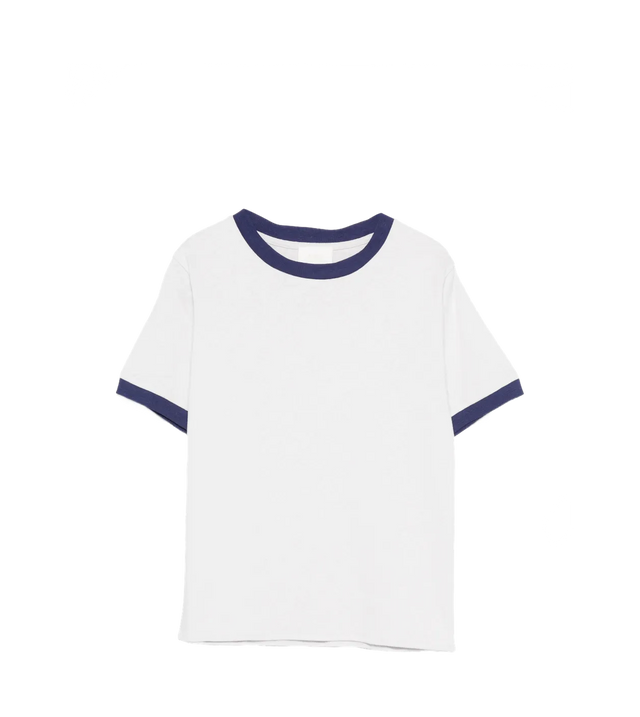 T-Shirt mit Kontrastdetails