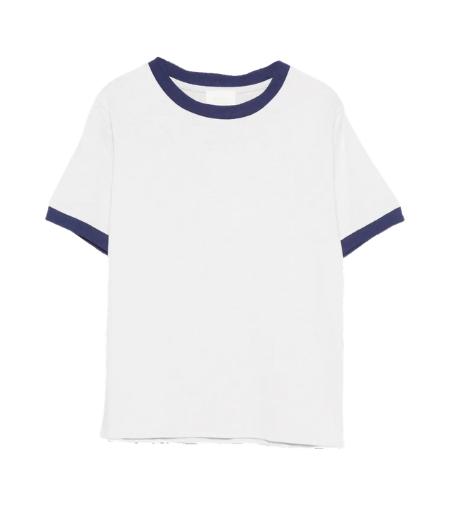 T-Shirt mit Kontrastdetails