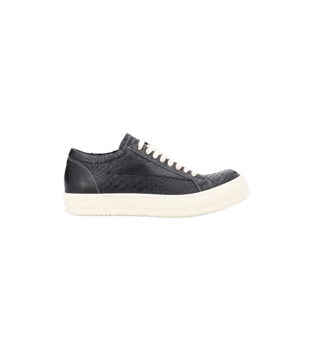 Temple Vintage Sneakers aus Pythonleder