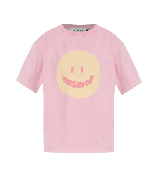 Smile T-Shirt mit Grafikdruck