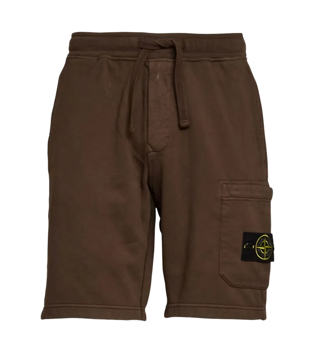 Fleece-Shorts mit Kompass-Patch