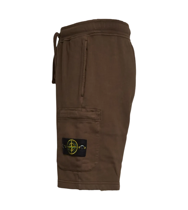 Fleece-Shorts mit Kompass-Patch