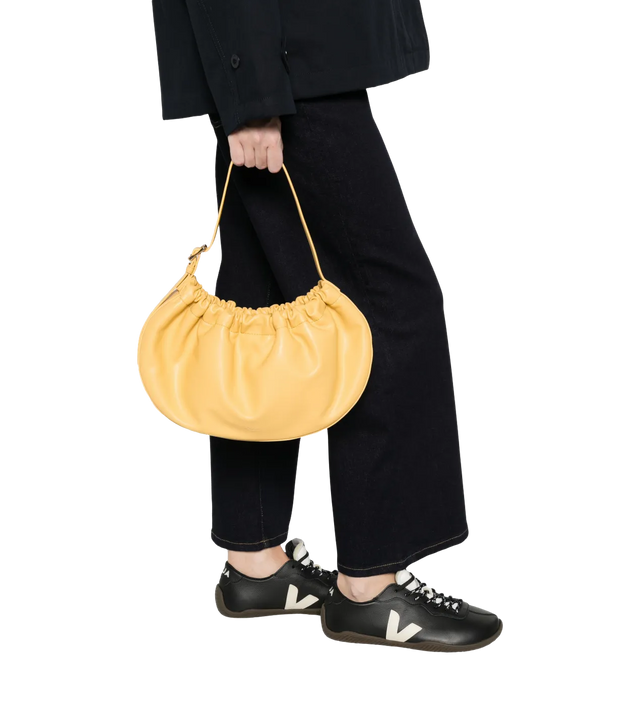 Geraffte Ninon Hoop Tasche