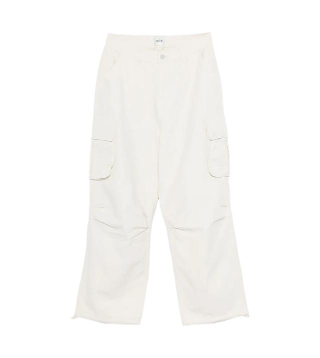 Gerade Hose mit weitem Bein