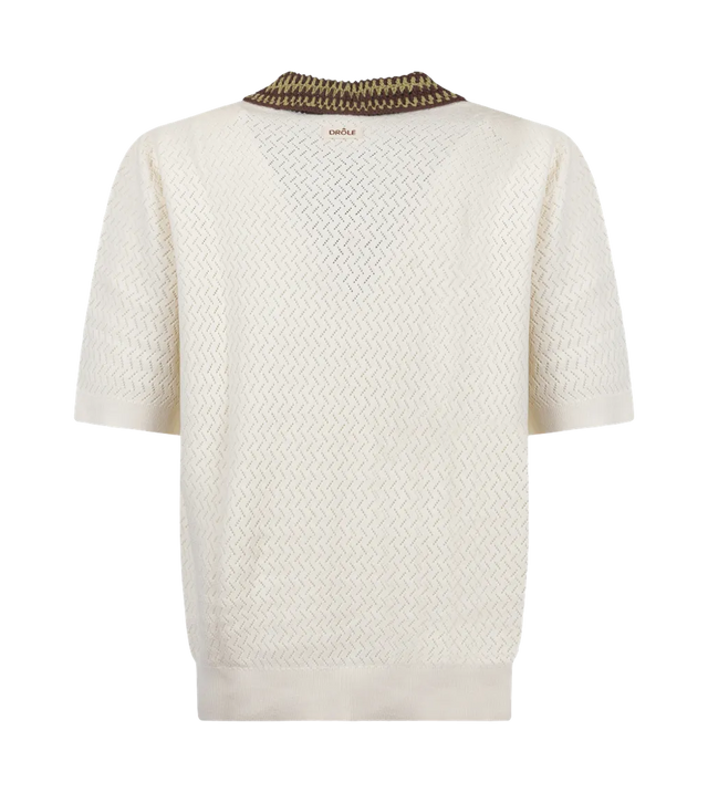 Polo D Miroir Shell mit Lochstrick