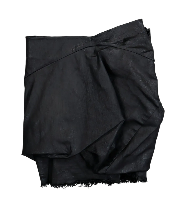 Drapierter Minirock