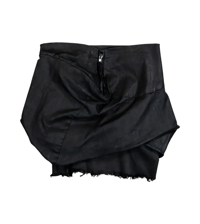 Drapierter Minirock