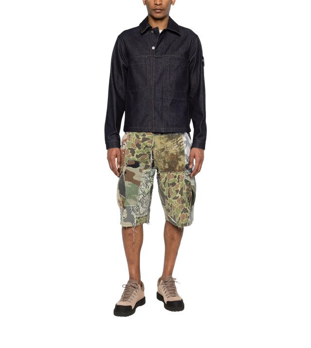 Jeansjacke mit Kompass-Patch