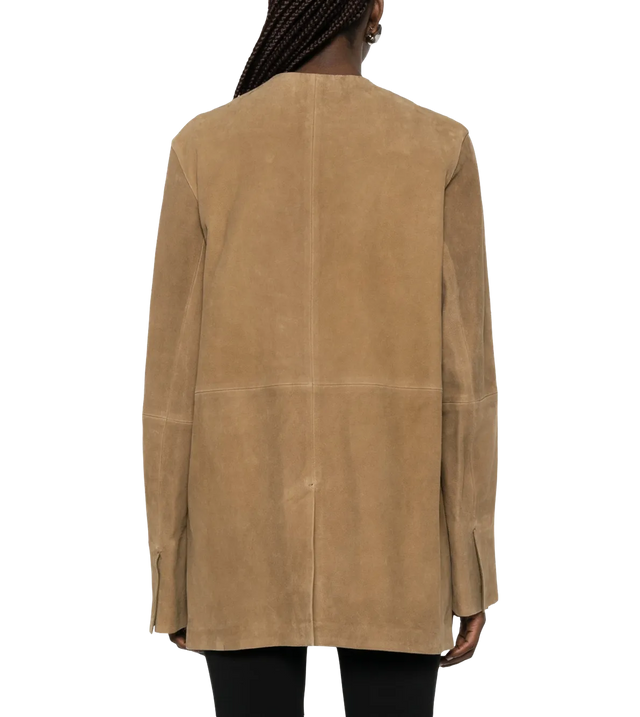 Doppelreihiger Blazer aus Lammleder