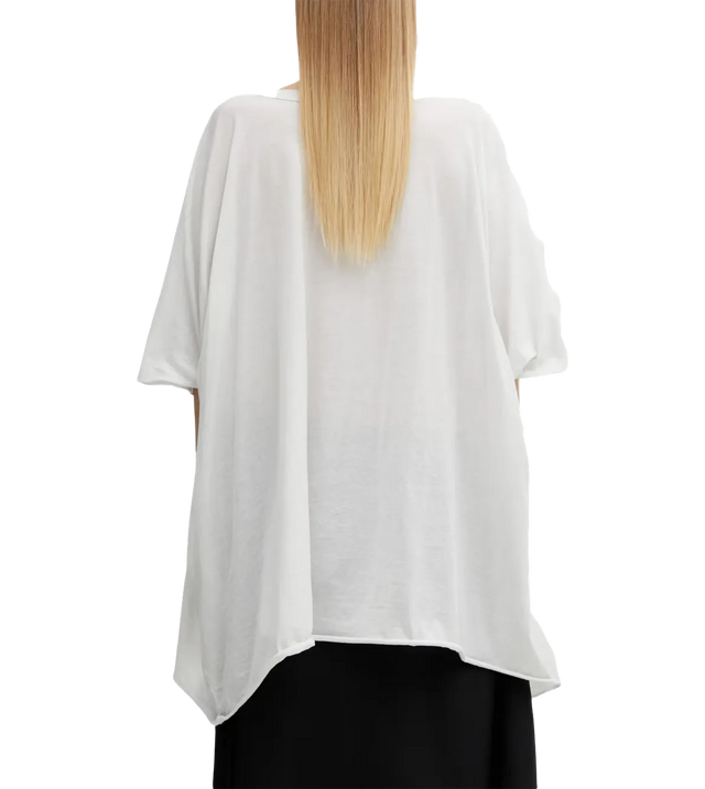 Minerva Oversized Raw-Cut T-Shirt
