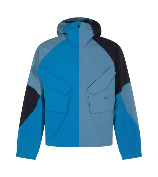 Multicolor Technical Jacke mit Kapuze
