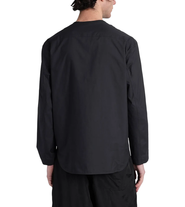 Langarmshirt mit Knopfleiste