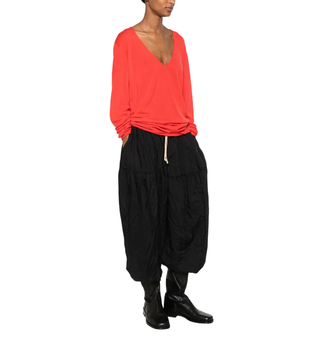 Extreme Strickpullover mit tiefem V-Ausschnitt