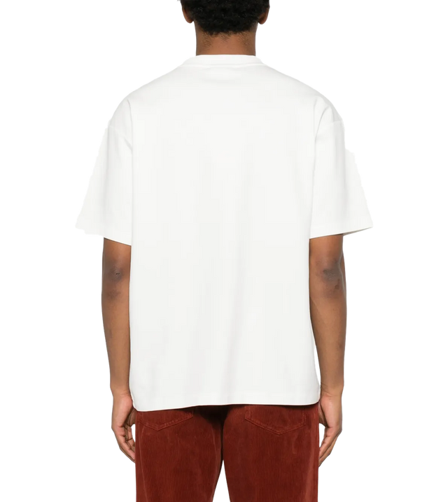 Drôle Signature T-Shirt mit Rippkragen