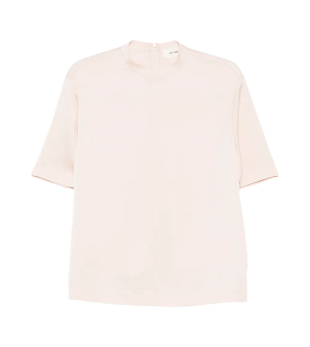 Mock Neck T-Shirt aus Kaschmir