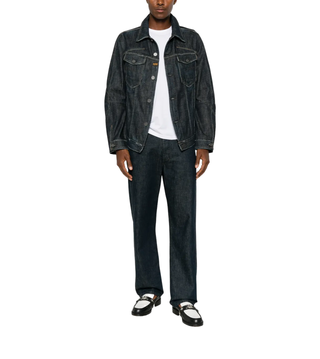 Selvedge Trucker Denimjacke
