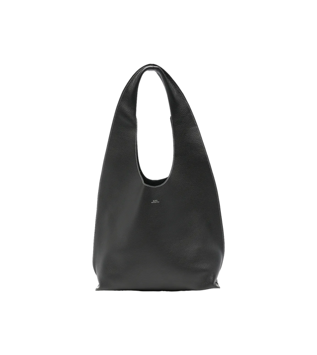Le Neige Schultertasche aus genarbtem Leder