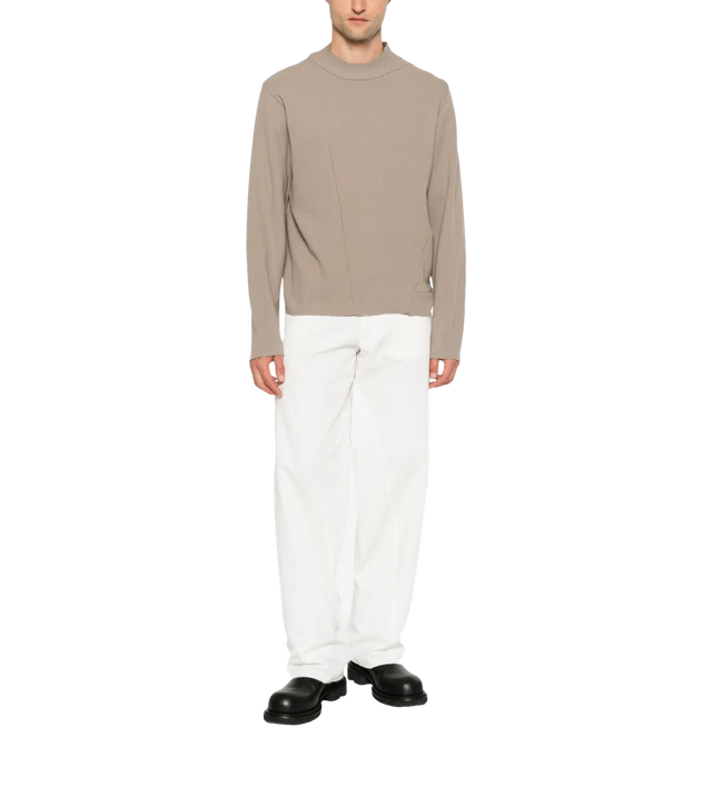 Rippenstrick Pullover