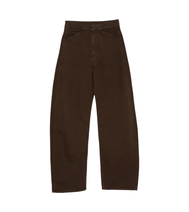 Wide-Leg-Jeans aus Baumwolle