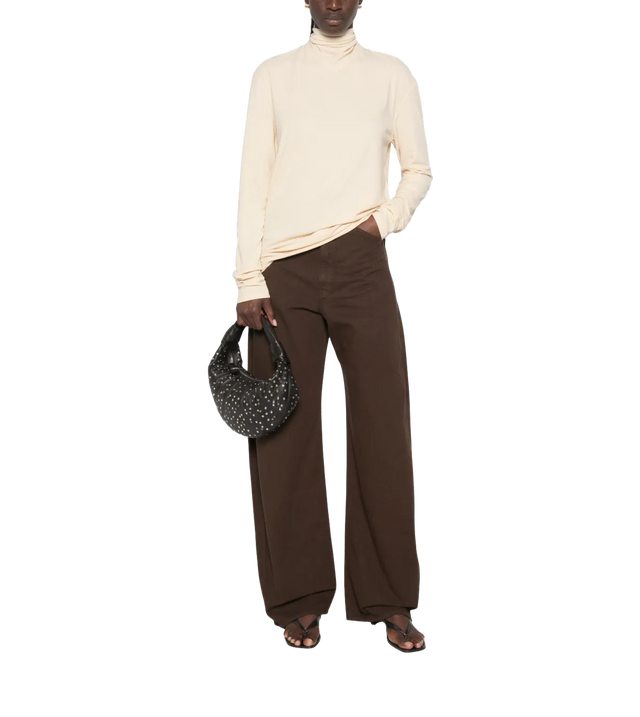 Wide-Leg-Jeans aus Baumwolle