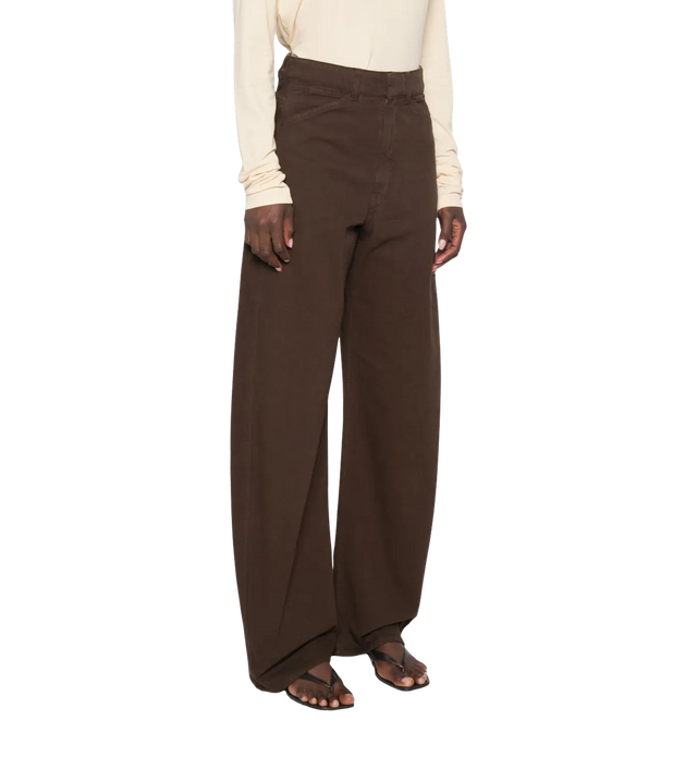 Wide-Leg-Jeans aus Baumwolle