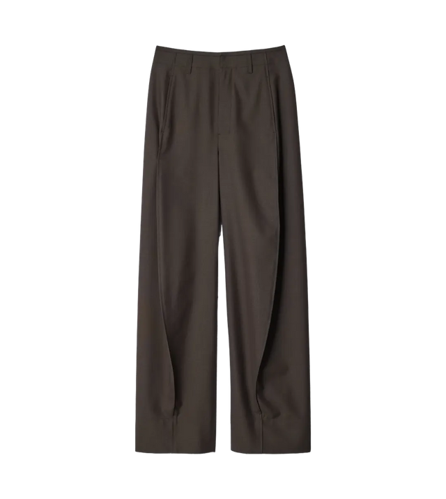 Baggy-Hose aus tropischem Wollgemisch