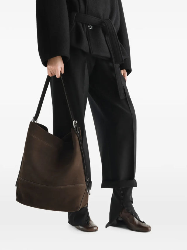 Gürteltasche aus Alpaka-Nubuk